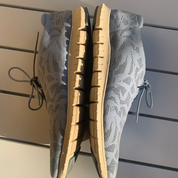 Cole Haan zero grand baby blue leather sneakers perforated size 10B - Picture 11 of 13